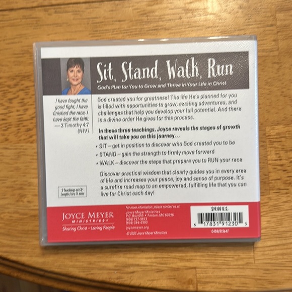 Joyce Meyer | Other | Joyce Meyer Sit Stand Walk Run | Poshmark